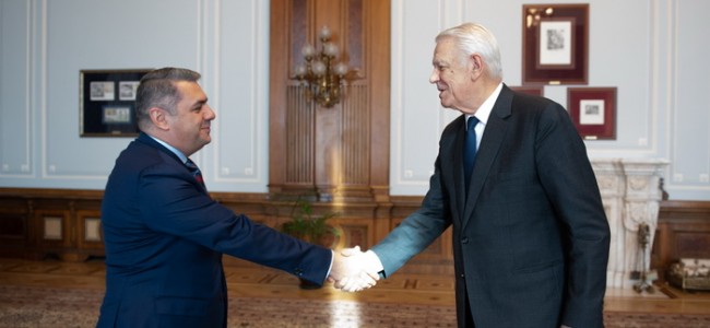 Հանդիպում Ռումինիայի Սենատի նախագահ Թեոդոր Մելեշկանուի հետ Հանդիպում Ռումինիայի Սենատի նախագահ Թեոդոր Մելեշկանուի հետ