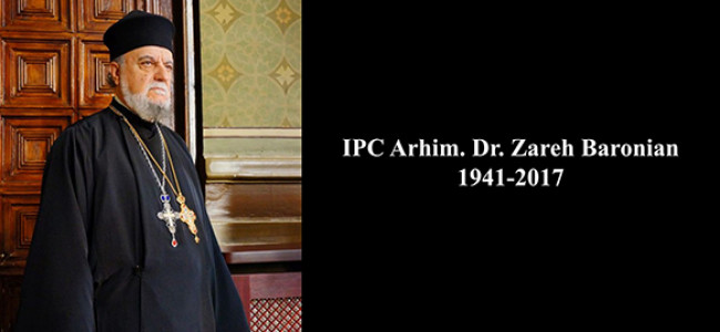 Slujba de parastas de trei ani a celui ce a fost vrednicul de pomenire Părinte Arhimandrit Dr. Zareh Baronian