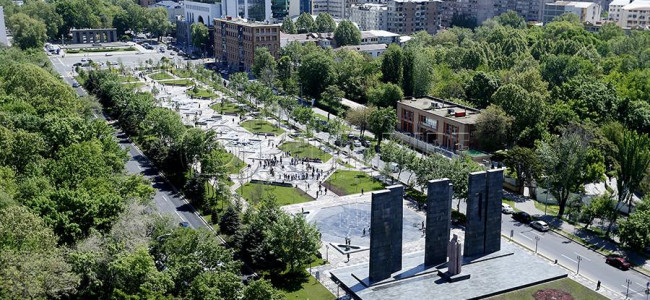 EREVAN / Un parc,  reamenajat în onoarea celor 2800 de ani de la fondarea orașului