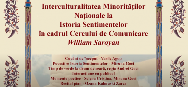 VIDEO | Interculturalitatea Minorităților Naționale la Istoria Sentimentelor VIDEO | Interculturalitatea Minorităților Naționale la Istoria Sentimentelor