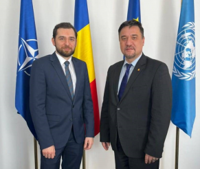 Ambasadorul Tigran Galstyan s-a întâlnit cu Secretarul de Stat din cadrul Ministerului Afacerilor Externe al României, Traian Hristea