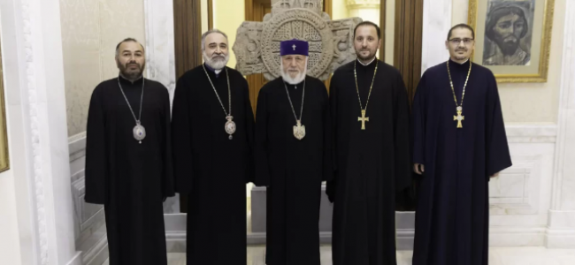 BASILICA.RO | Reprezentanții Bisericii Ortodoxe Române, în vizită la Patriarhia Armeană: Sprijin pentru refugiații din Nagorno-Karabah BASILICA.RO | Reprezentanții Bisericii Ortodoxe Române, în vizită la Patriarhia Armeană: Sprijin pentru refugiații din Nagorno-Karabah