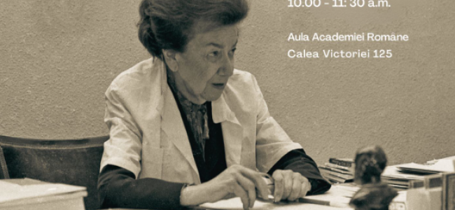 Ana Aslan, omagiată la Academia Română Ana Aslan, omagiată la Academia Română