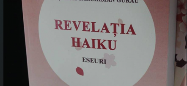 CONSTANȚA | Lansare de carte „Revelația Haiku-Eseuri” de Arșaluis Sarchisian-Gurău cu prilejul Zilei limbii, alfabetului și culturii armene CONSTANȚA | Lansare de carte „Revelația Haiku-Eseuri” de Arșaluis Sarchisian-Gurău cu prilejul Zilei limbii, alfabetului și culturii armene